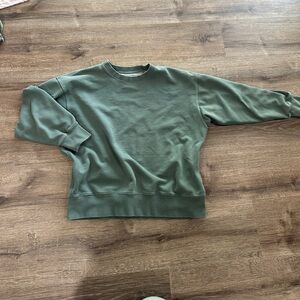 American Eagle Outfitters Green Long Sleeve Hoodie